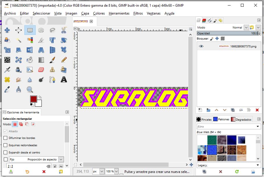 Ventanas de GIMP
